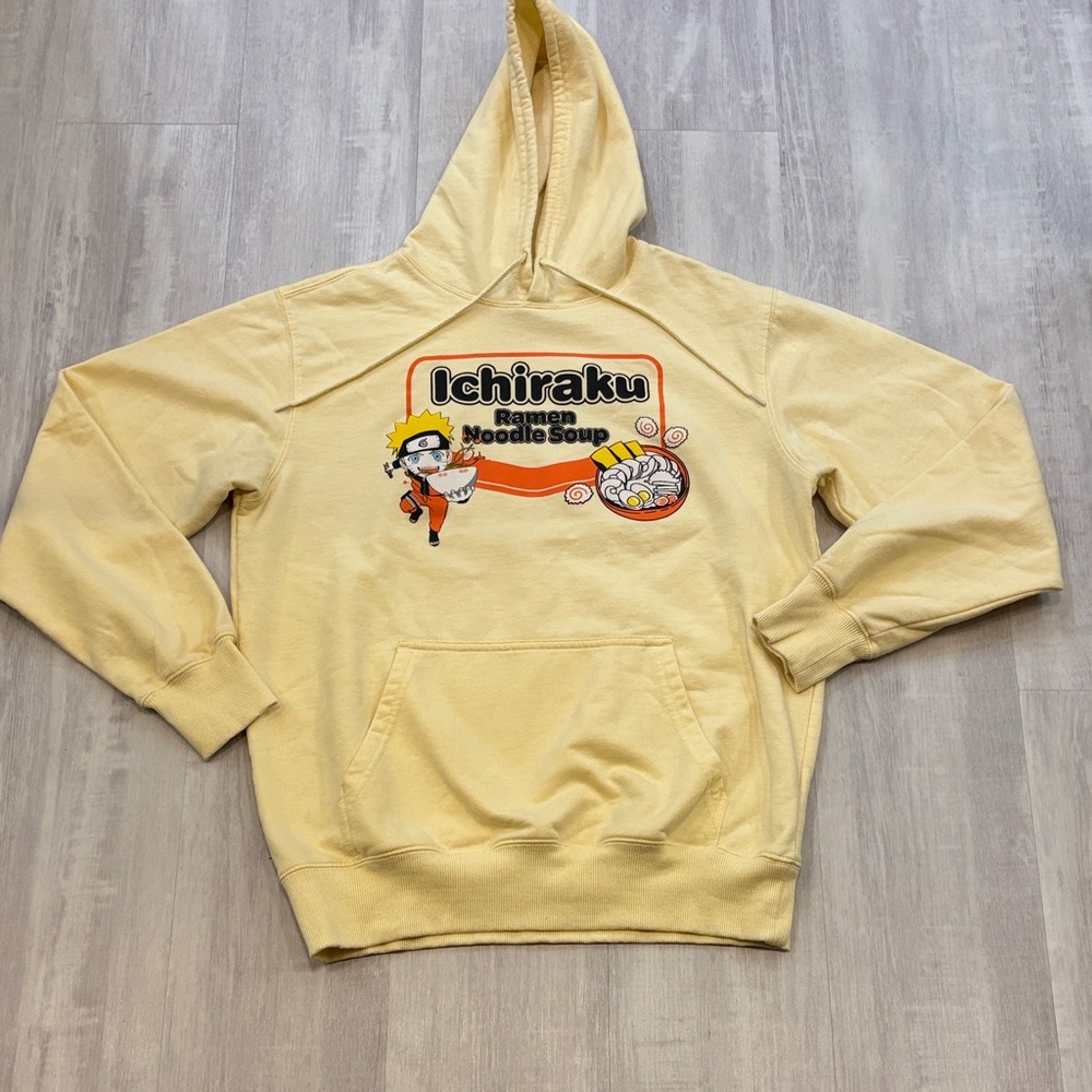 Naruto Shippuden Ichiraku Ramon Noodle Hoodie Medium with pockets